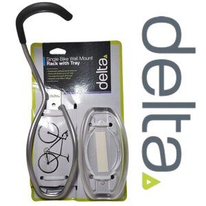 New Delta Bike Wall Mount Rack with tray organizer storage solution hooks Garage